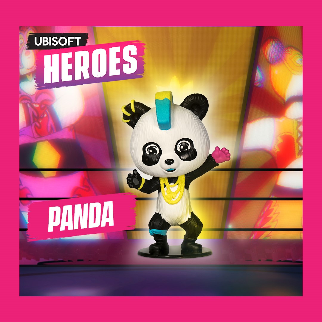 Ubisoft Heroes Series 2 - Just Dance Panda Chibi Figure