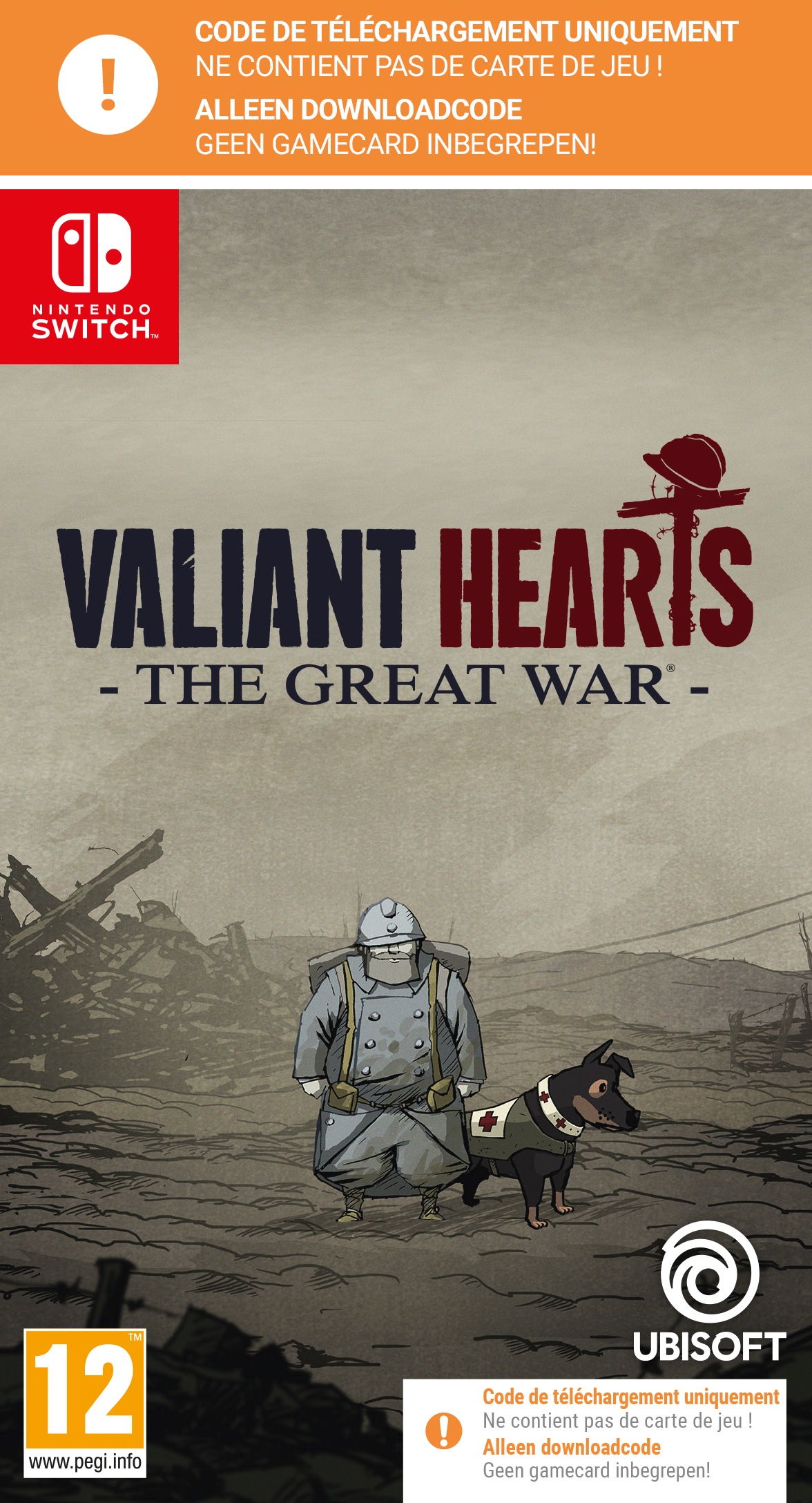 Valiant Hearts The Great War Remaster (Code-in-a-box)
