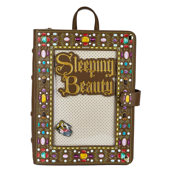 Loungefly: Disney - Sleeping Beauty Pin Collector Backpack - flash vidéo