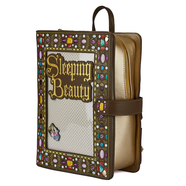 Loungefly: Disney - Sleeping Beauty Pin Collector Backpack - flash vidéo