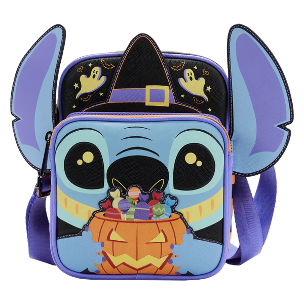Loungefly: Disney Lilo & Stitch - Halloween Candy Cosplay Passport Bag - flash vidéo