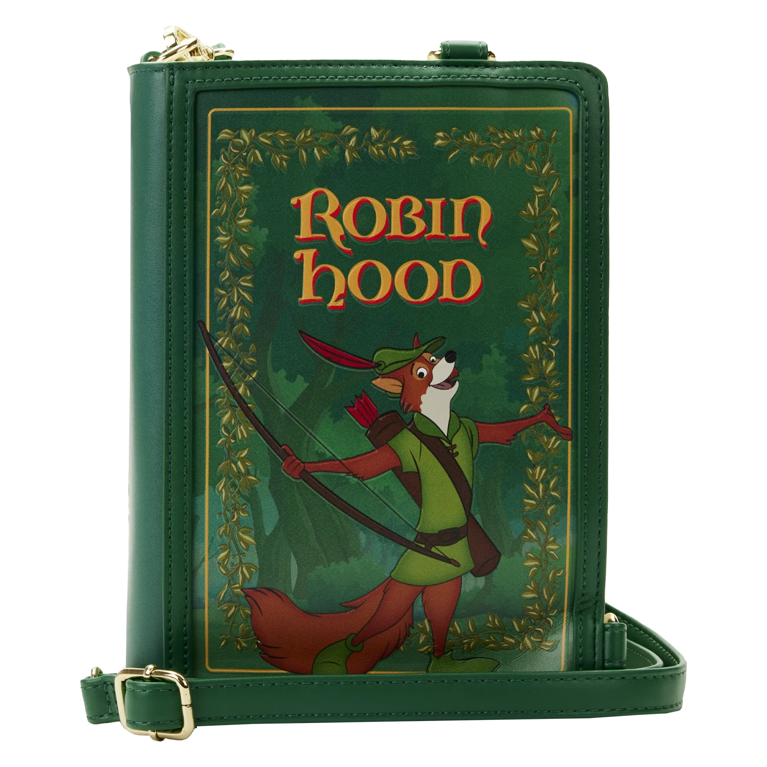 Loungefly: Disney Classic Book - Robin Hood Convertible Cross Body Bag - flash vidéo