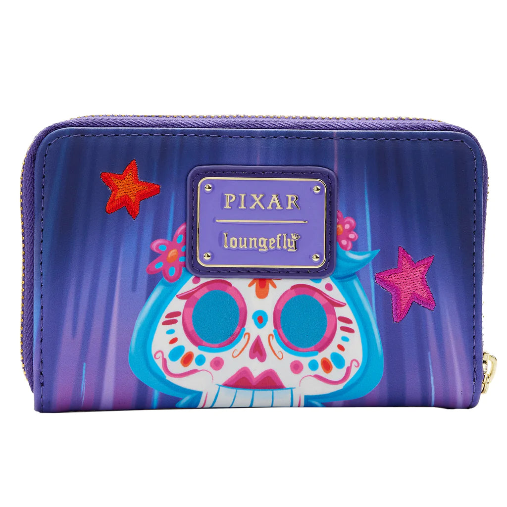 Loungefly: Pixar Moments Miguel and Hector Performance Zip Around Wallet - flash vidéo