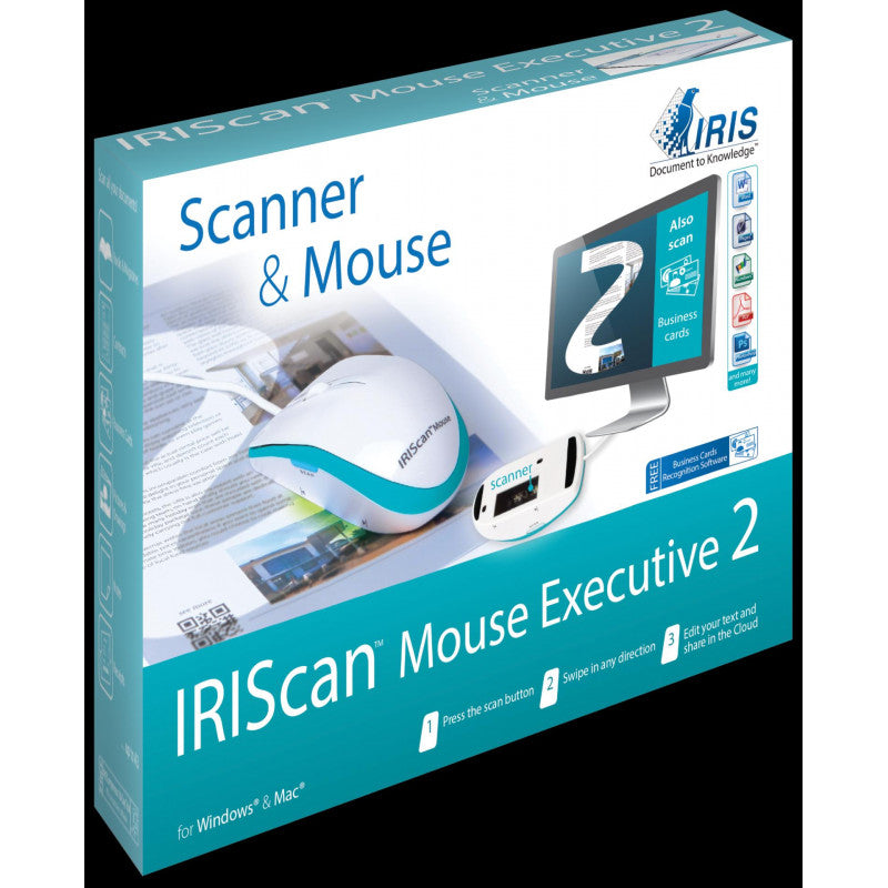 IRISCan Mouse Executive 2 Souris et scanneur tout-en-un - flash vidéo