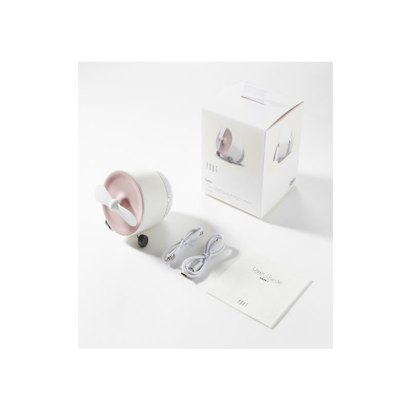 POUT - EARS1 "Enceinte Bluetooth portable avec mini ventilateur" Roze