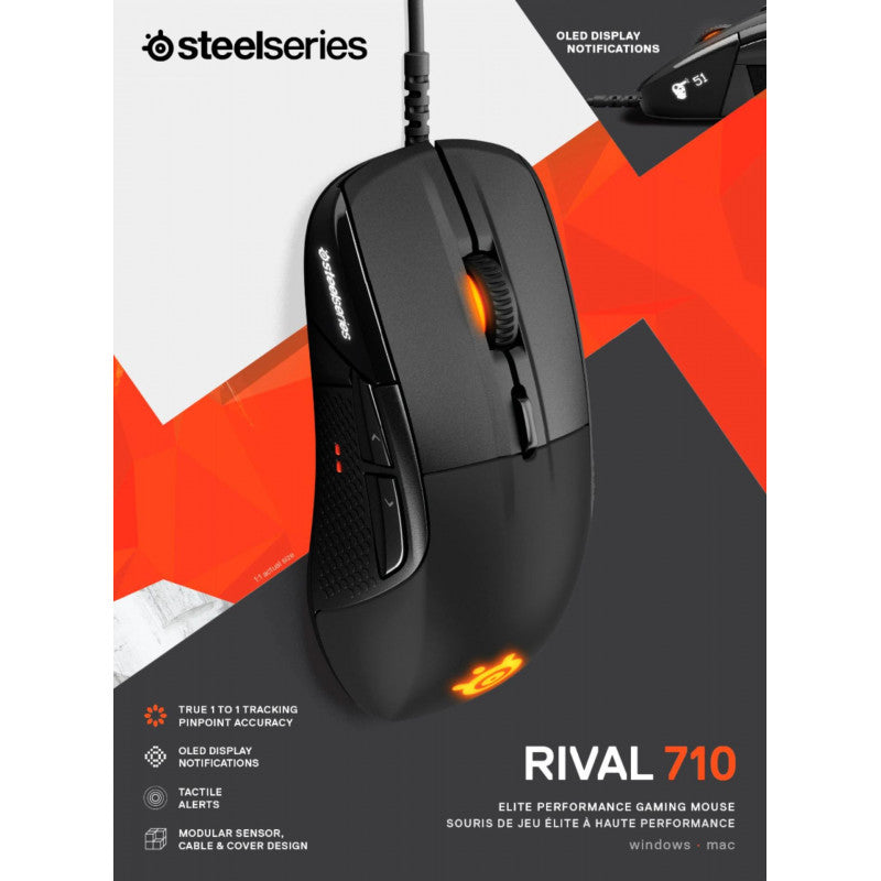Steelseries Rival 710 Wired Optical Gaming Mouse - flash vidéo