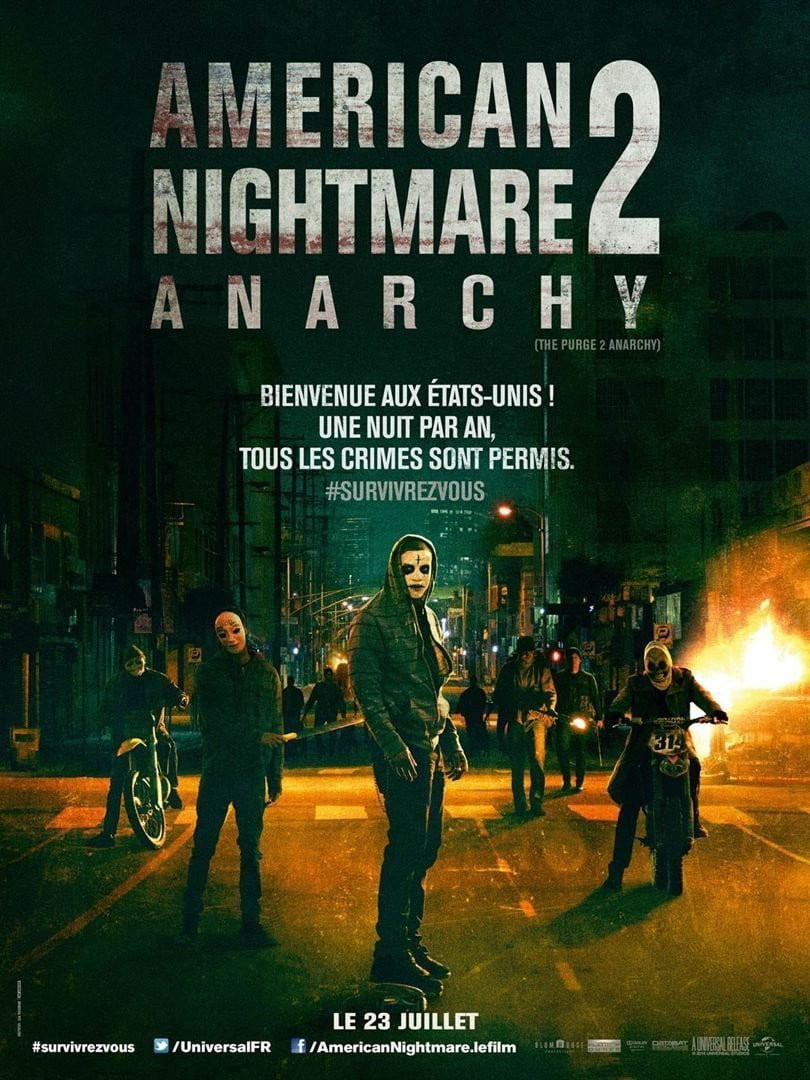 American Nightmare 2 : Anarchy [DVD à la location] - flash vidéo