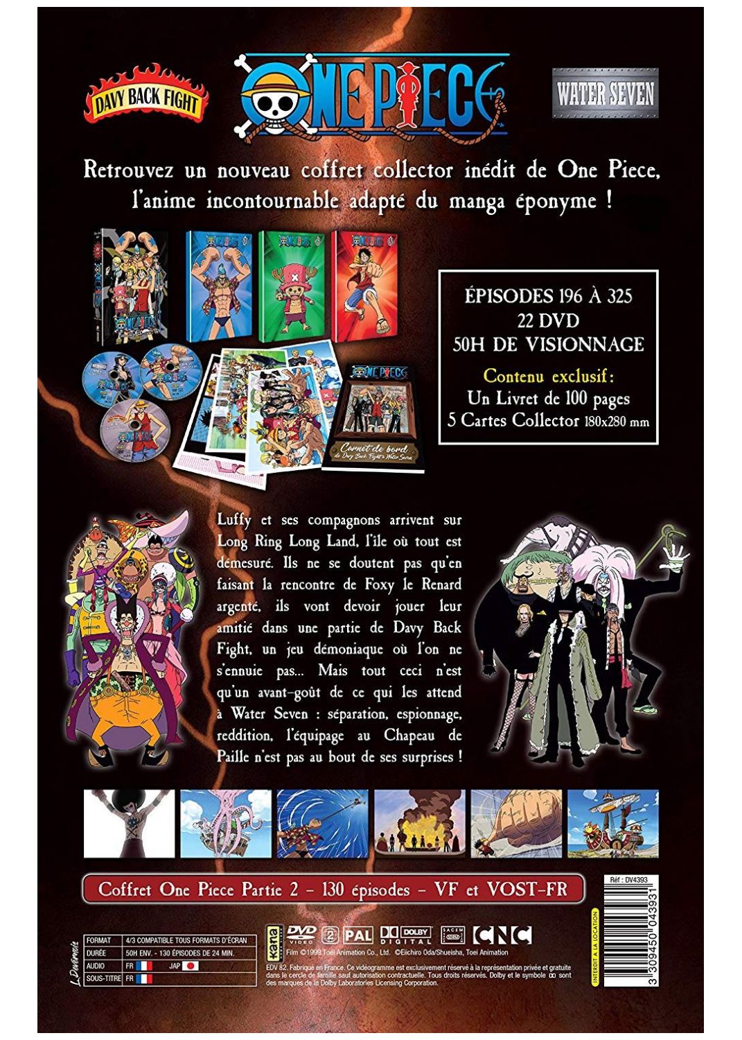 ONE PIECE - PARTIE 2 - EDITION COLLECTOR LIMITÉE - DVD - flash vidéo