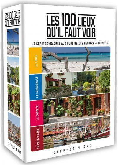 flashvideofilm - Les 100 lieux qu'il faut voir : La Corse + La Cornouaille + La Corrèze + Le Pays d'Auge (2014) - DVD - coffret DVD