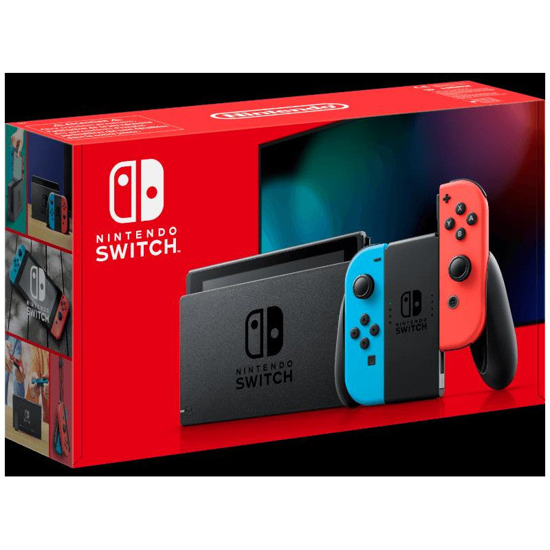 Nintendo Switch with Joy-Con Pair Neon Red and Blue - flash vidéo