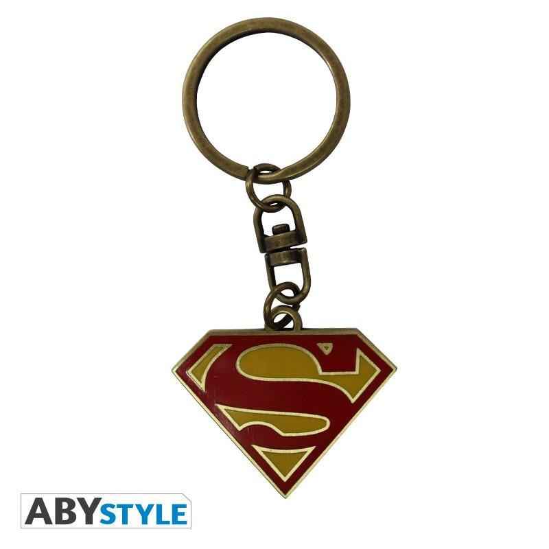DC Comics Superman Symbol Metal Keychain - flash vidéo