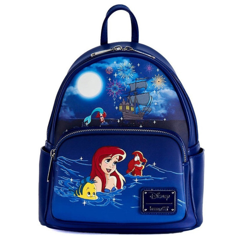 Loungefly: Disney The Little Mermaid Ariel Fireworks Mini Backpack - flash vidéo
