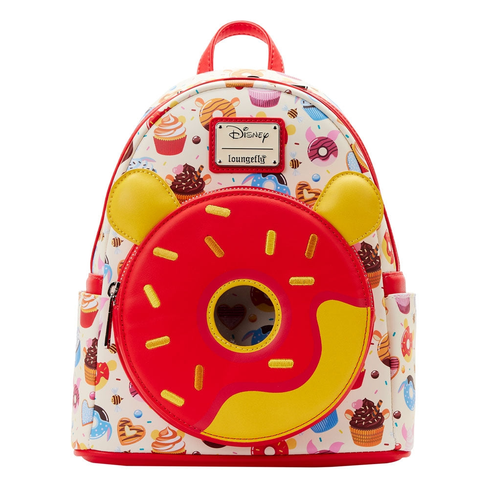 Loungefly: Disney - Winnie The Pooh Sweets Poohnut Pocket Mini Backpack - flash vidéo