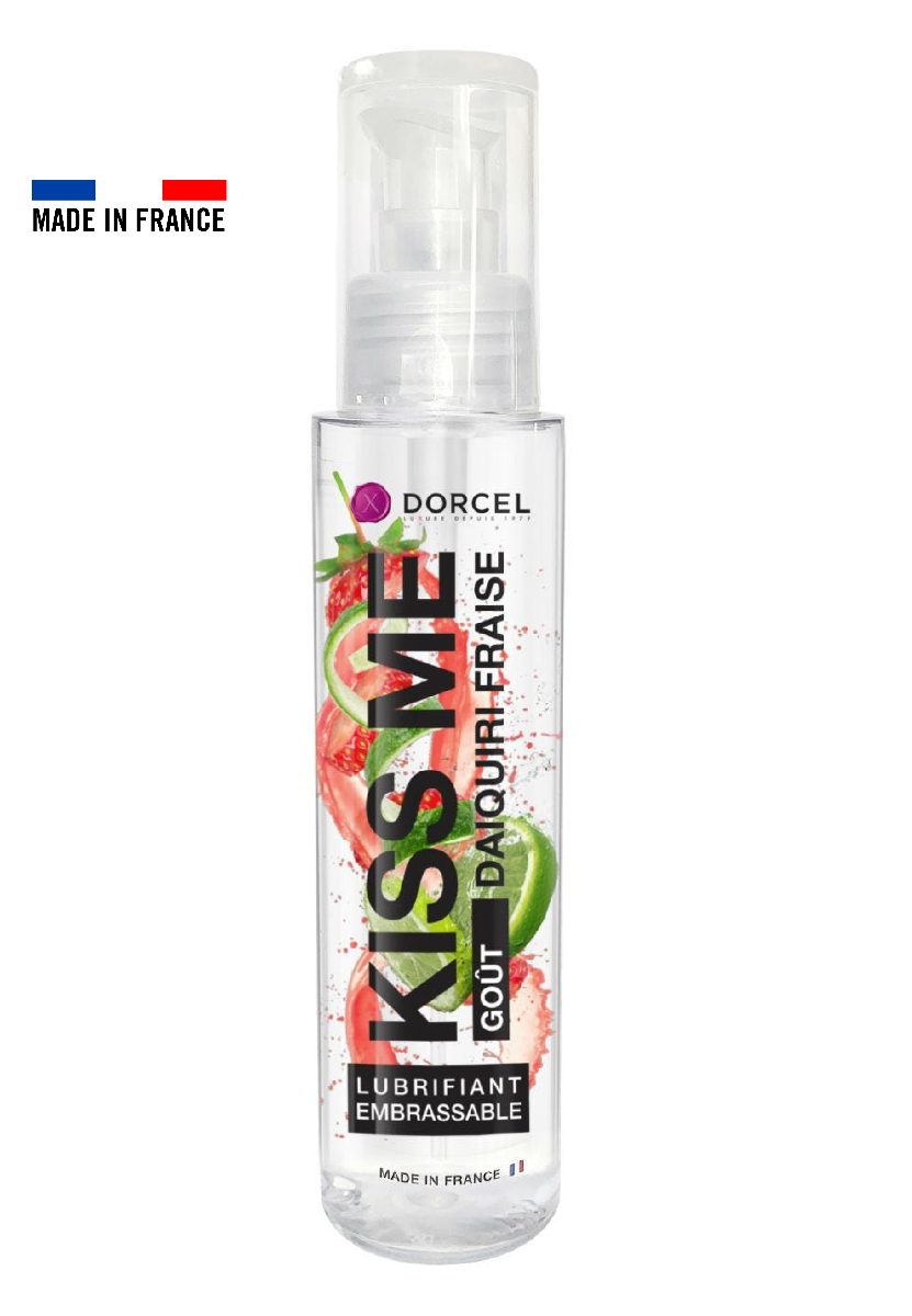 Lubrifiant embrassable goût Daïquiri fraise - Kiss Me [Bien-être] - flash vidéo