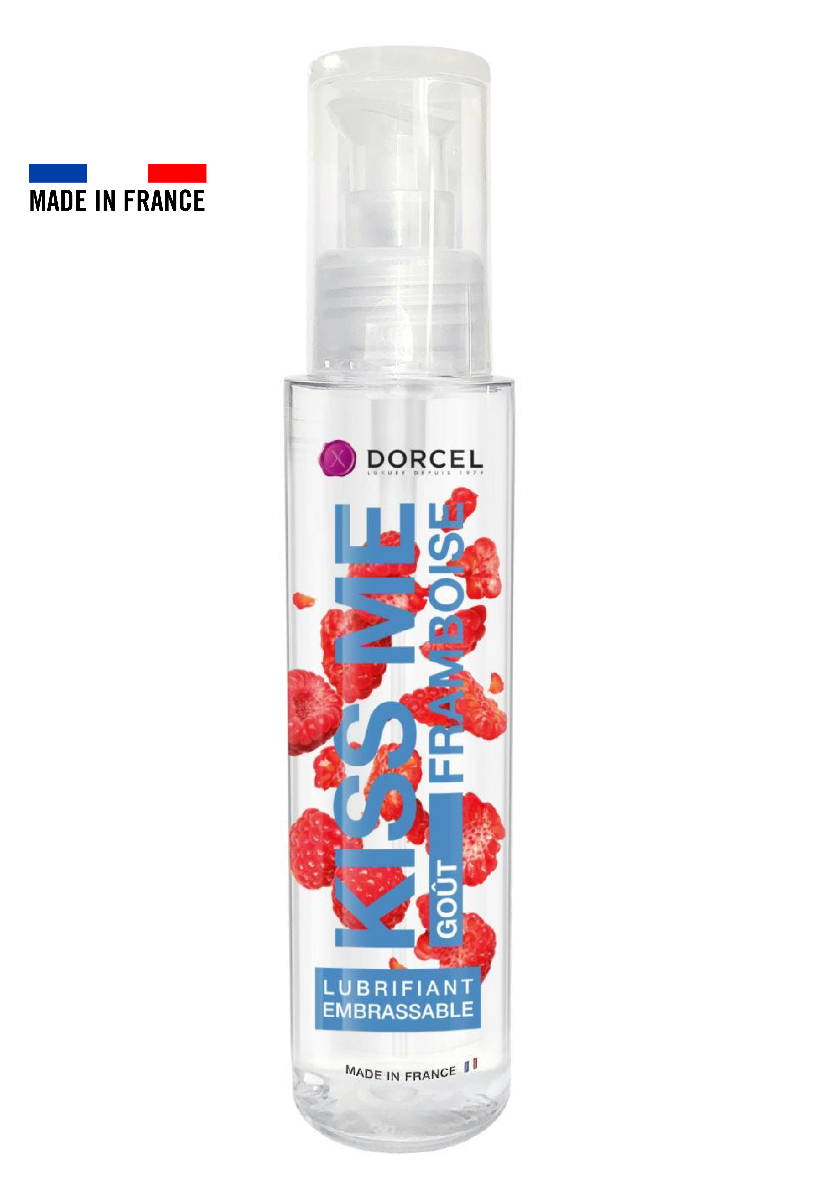 Lubrifiant embrassable goût Framboise - Kiss Me [Bien-être] - flash vidéo
