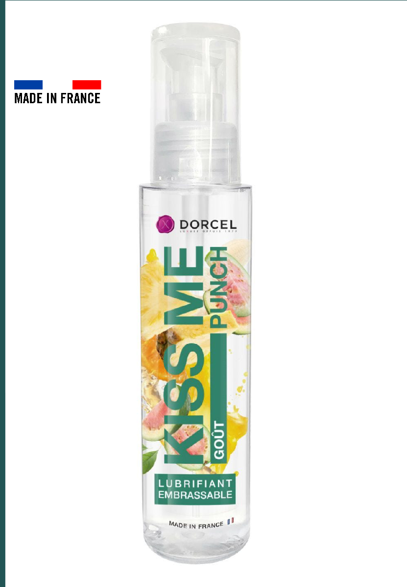 Lubrifiant embrassable goût Punch - Kiss Me [Bien-être] - flash vidéo