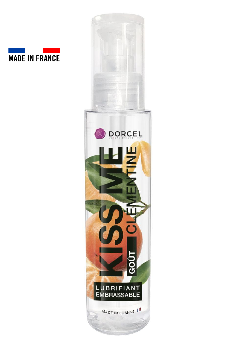 Lubrifiant embrassable goût Clémentine - Kiss Me [Bien-être] - flash vidéo