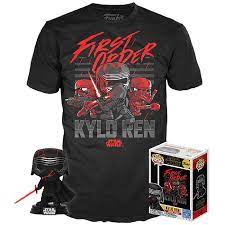 Funko Pop! & Tee: Star Wars: Rise of Skywalker: Kylo Ren Supreme Leader - S - flash vidéo