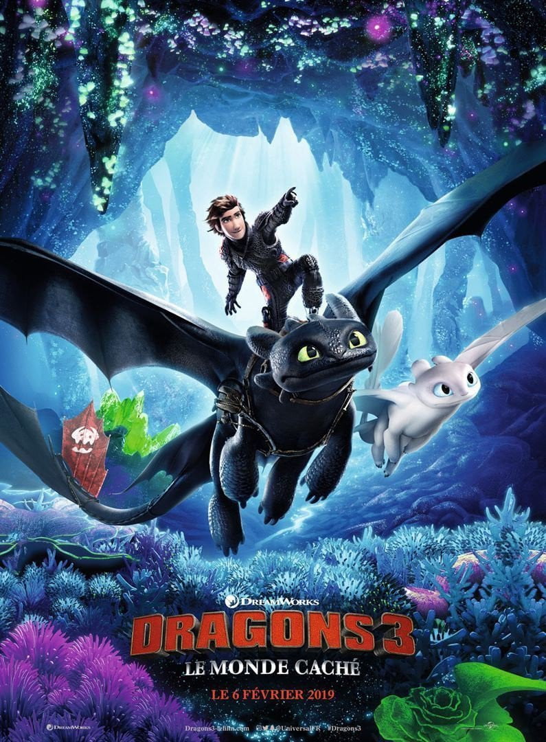 Dragons 3 : Le Monde caché [DVD à la location] - flash vidéo
