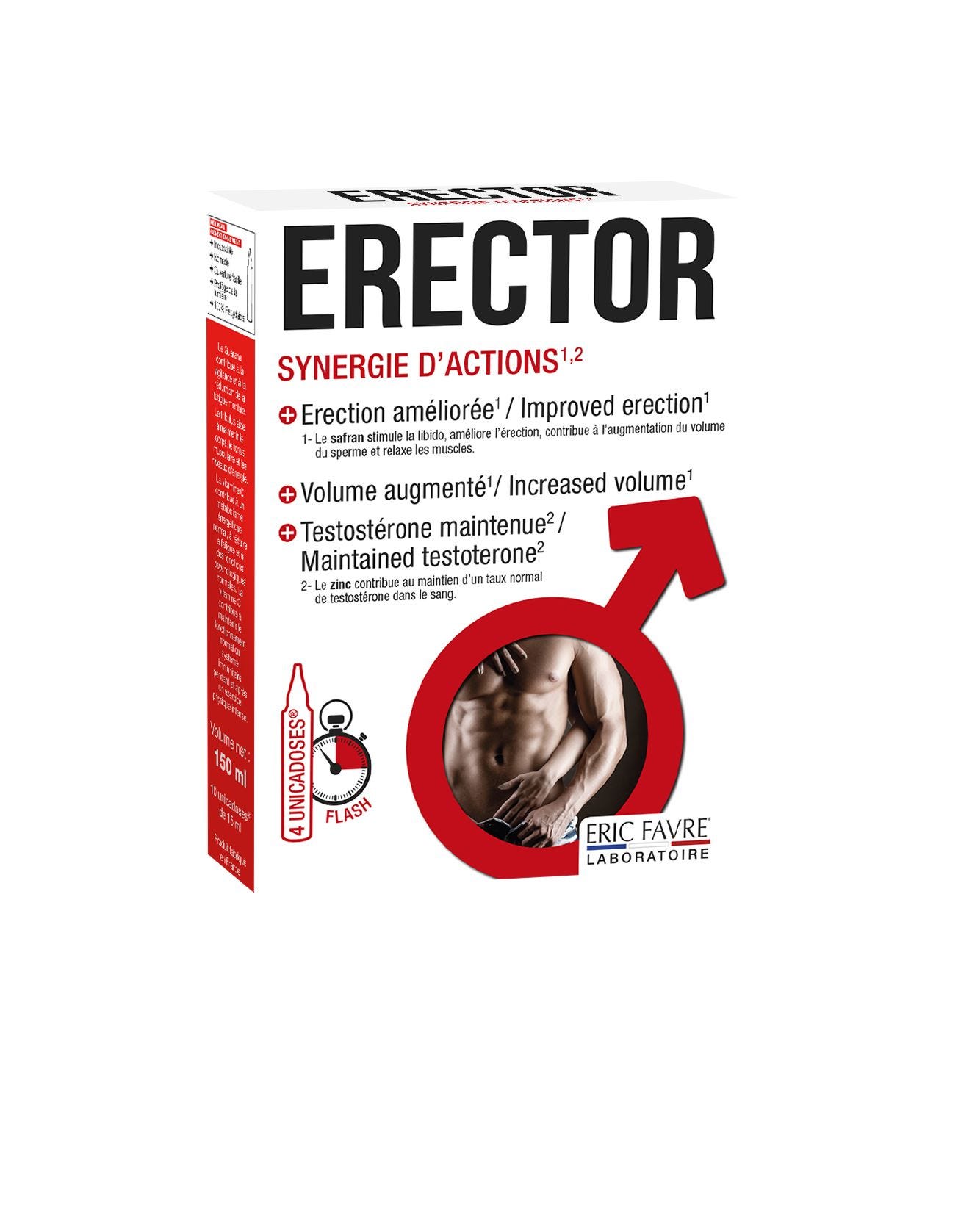 Dorcel - Etui de 4 Unicadoses Erector [Bien-être] - flash vidéo