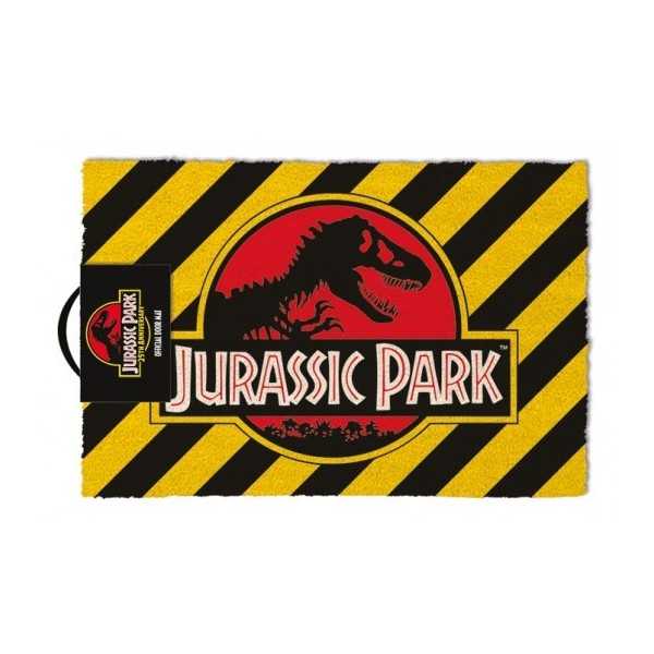 Jurassic Park - Tapis de porte Warning - flash vidéo