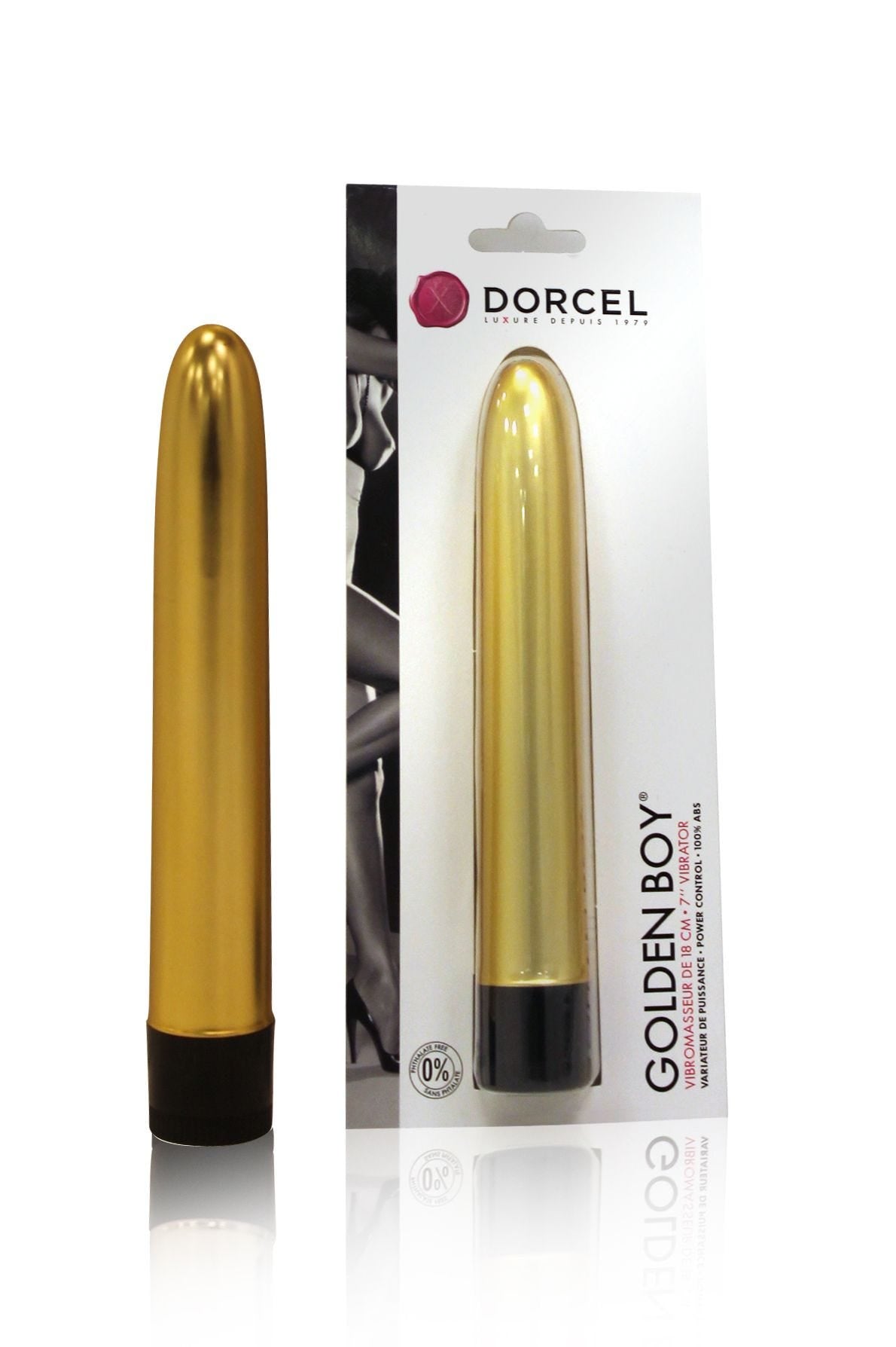 Vibromasseur DORCEL Golden Boy 18cm [Sextoys] - flash vidéo