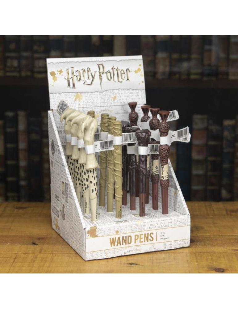 Harry Potter - Présentoir de stylo-bille en forme de baguette (16 pièces)
