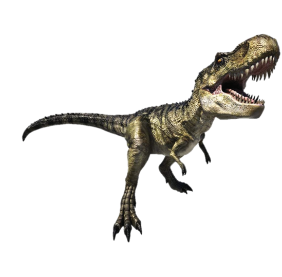 POSTER MURAL adhésif Majestic T-rex - flash vidéo