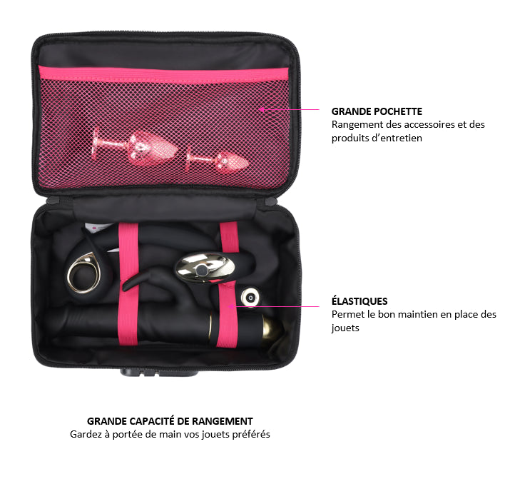 Trousse de rangement sextoys Discreet box [Sextoys] - flash vidéo
