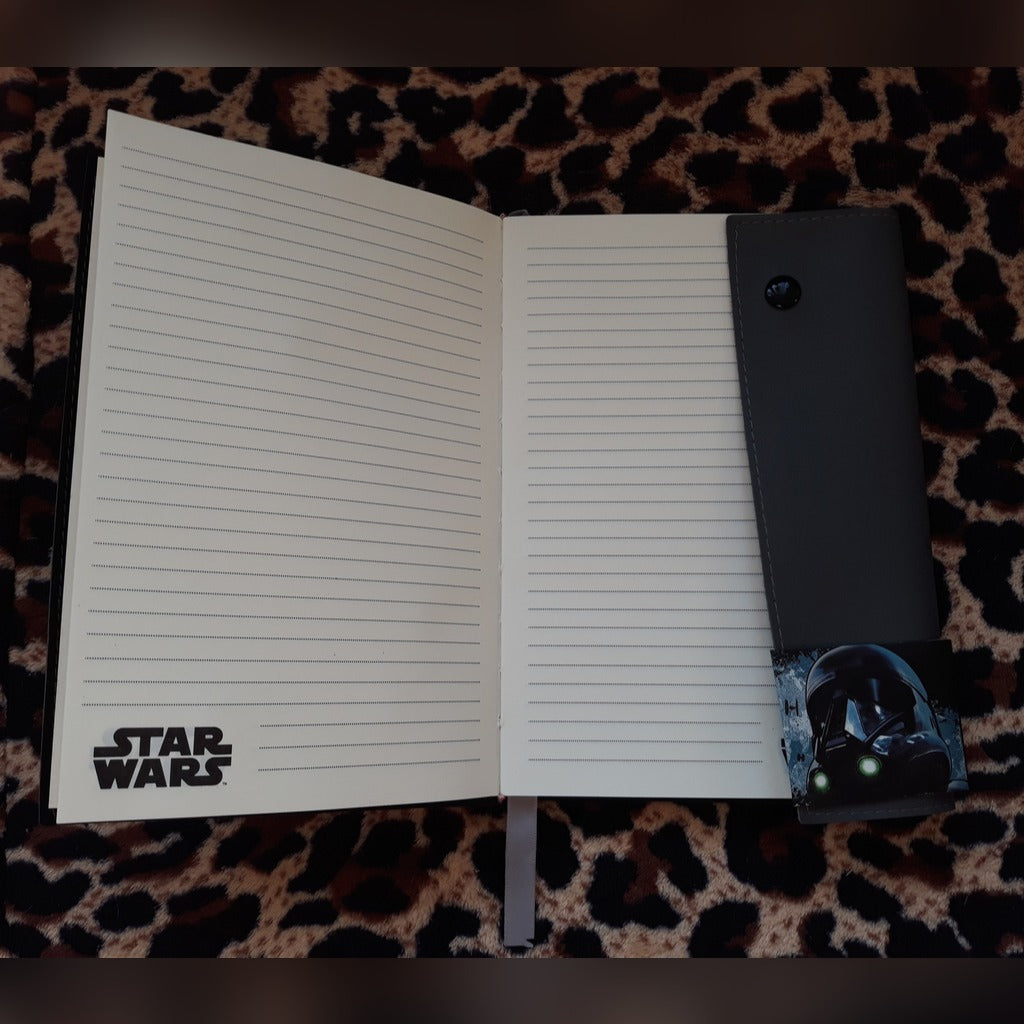 Star Wars Rogue One Empire Death Star Logo Leather Notebook