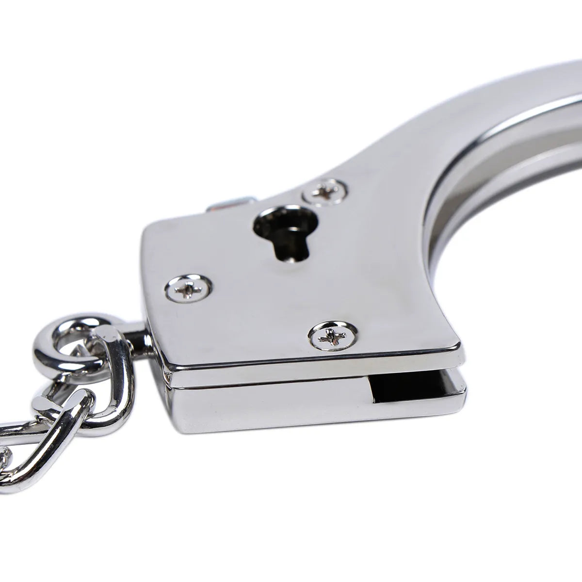 Menottes Premium Poignets Métal Argent - flash vidéo