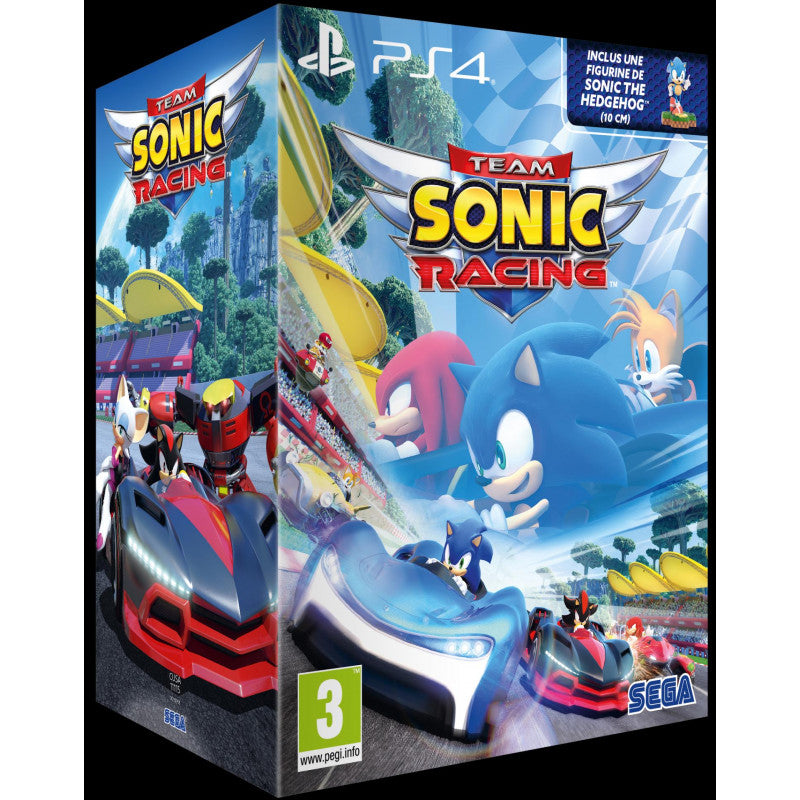 Team Sonic Racing + Sonic Totaku Figure Xmas Gift Pack