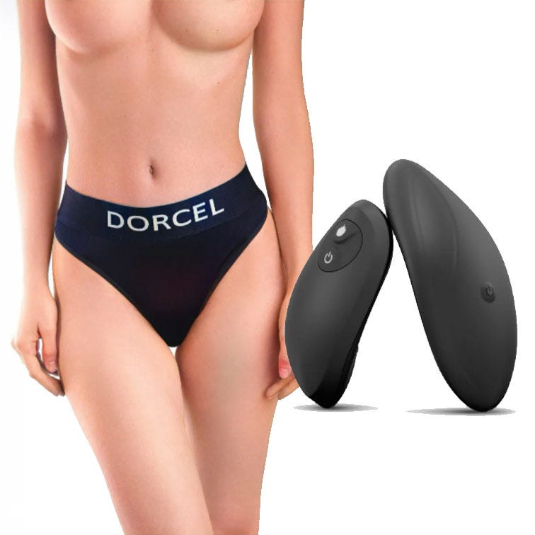 Marc Dorcel - Kit stimulateur Discreet Vibe et string Panty Lover [Sextoys] - flash vidéo