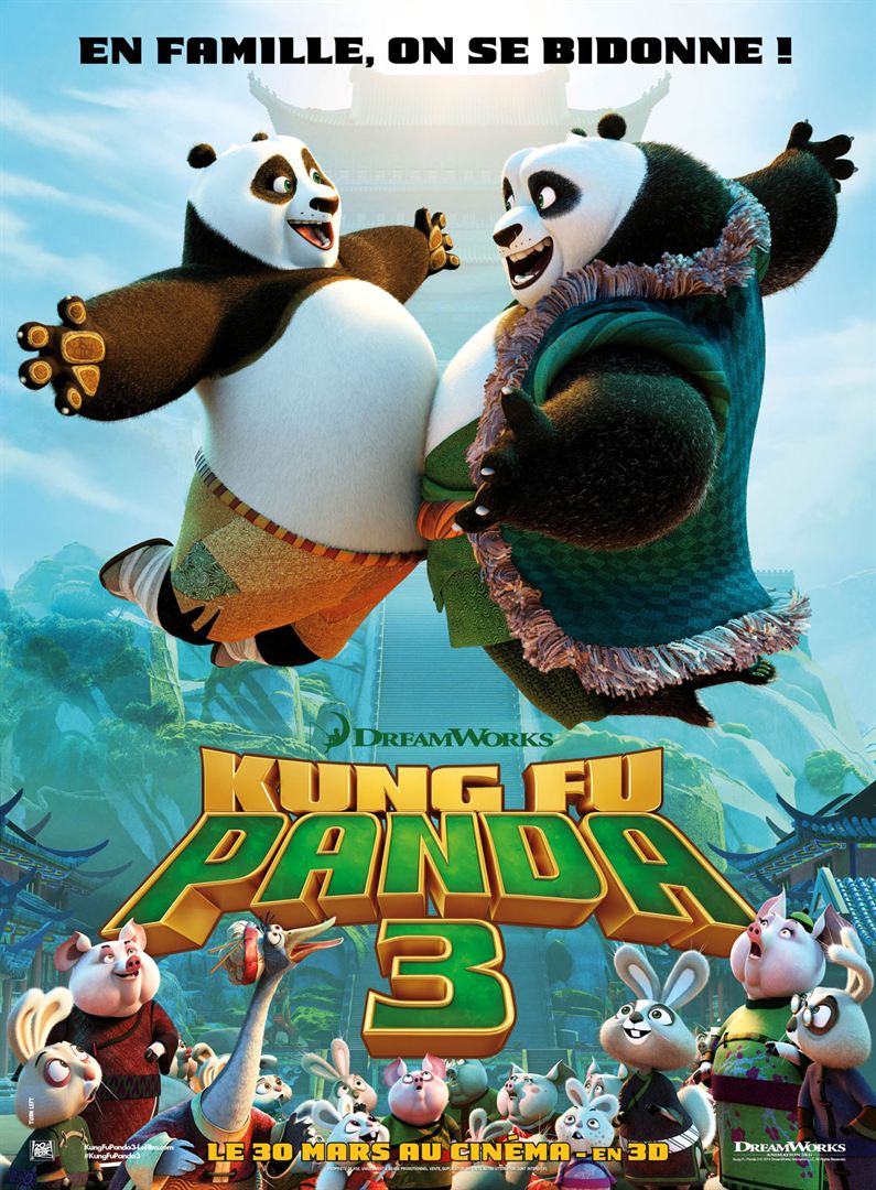 Kung Fu Panda 3 [DVD à la location] - flash vidéo