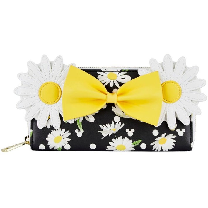 Loungefly: Disney - Minnie Mouse Daisies Zip Around Wallet - flash vidéo