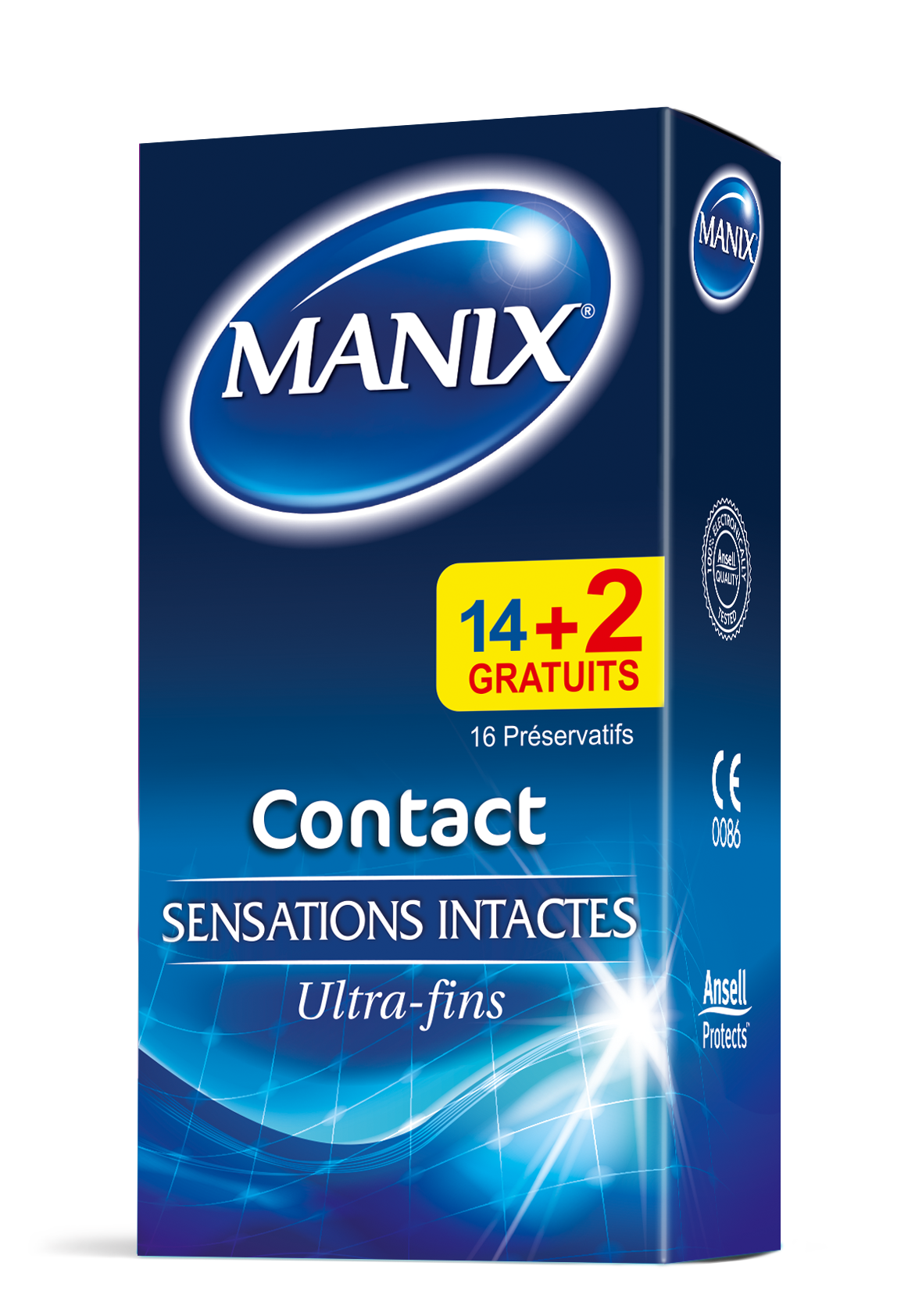 Préservatifs Manix Contact * 14+2