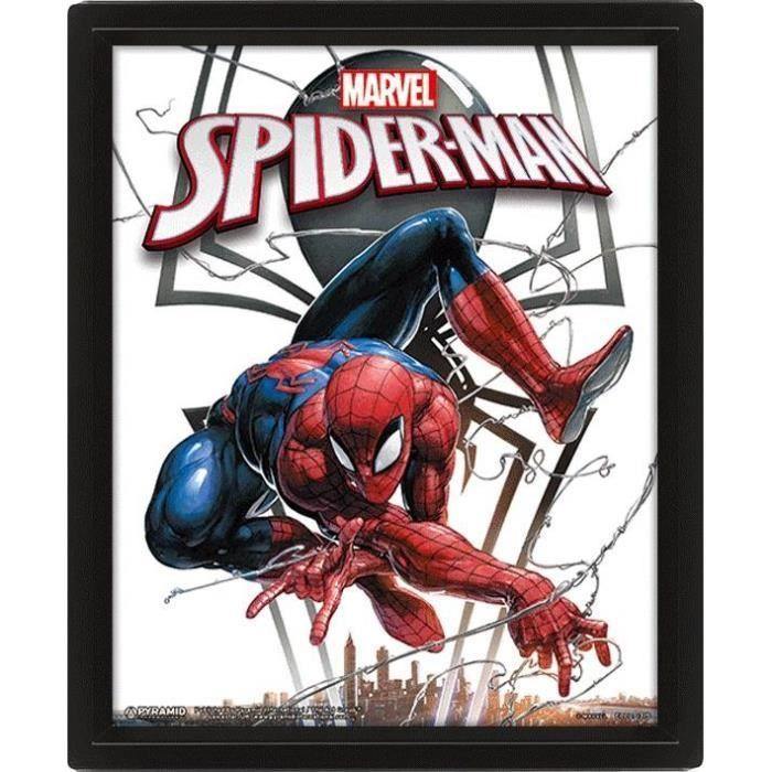 Marvel - Spider-Man Venom Affiche Lenticulaire 3D 28,7 x 23,5cm - flash vidéo
