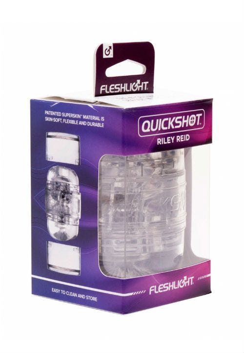 Masturbateur Fleshlight Quickshot Riley Reid Vagin et Anus [Sextoys] - flash vidéo