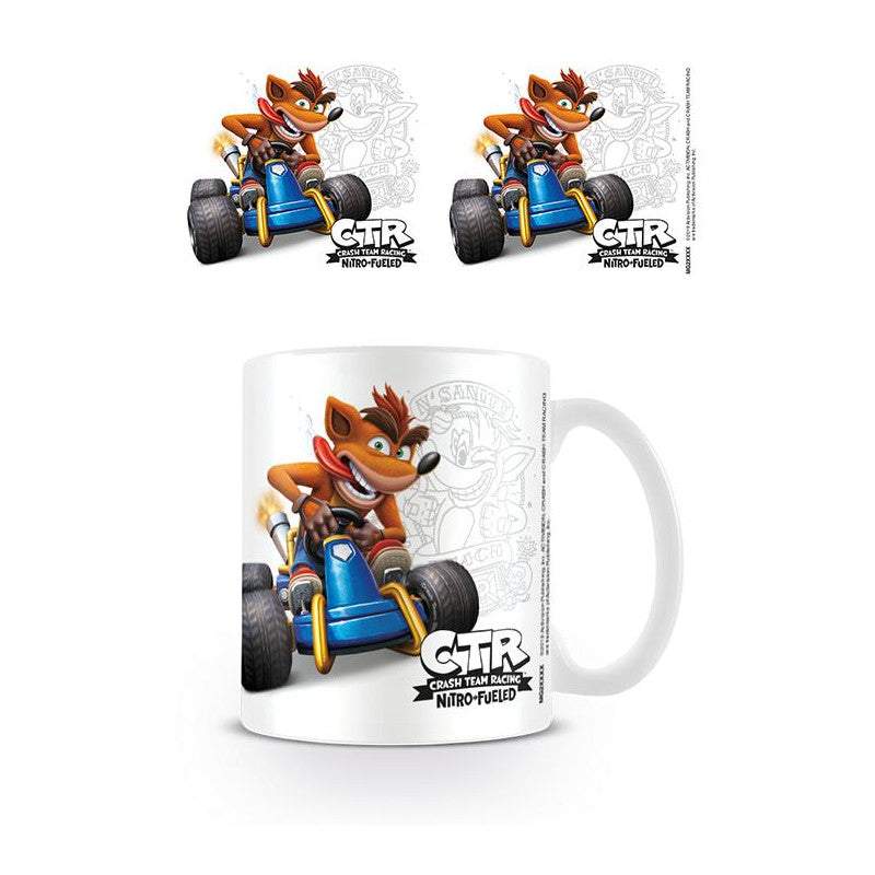 Crash Team Racing - Crash Emblem Mug 315ml - flash vidéo