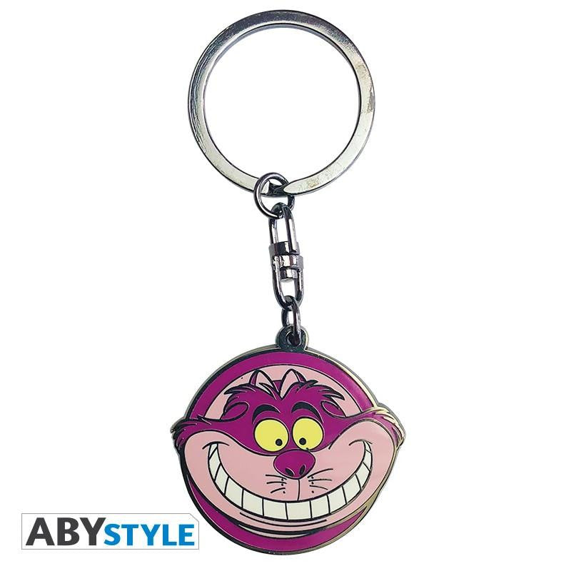 § Disney - Alice Cheshire Cat Metal Keychain