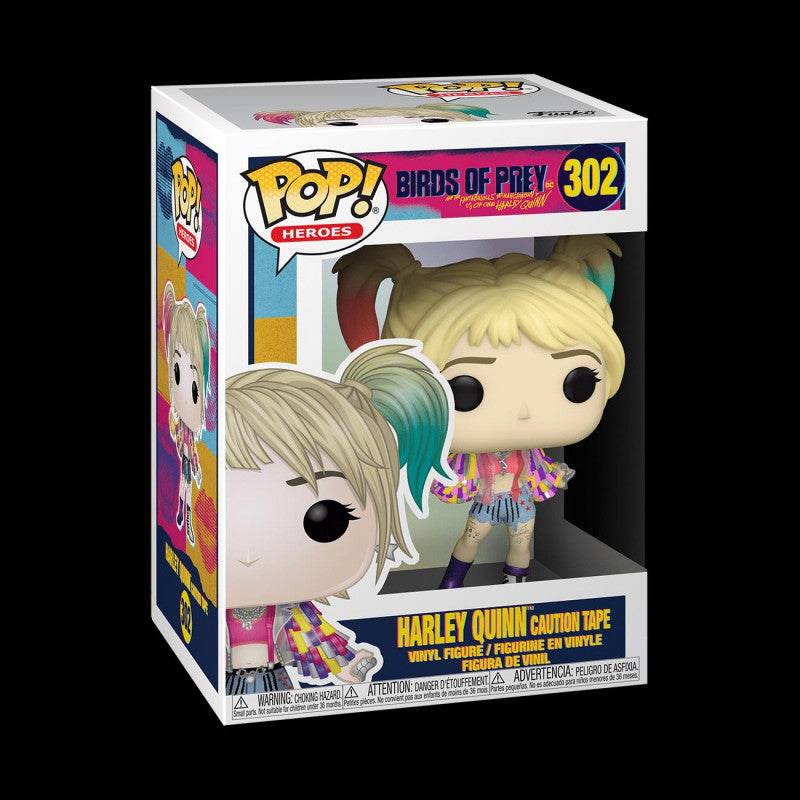 Funko Pop! Heroes Birds of Prey Harley Quinn (Caution Tape) - flash vidéo