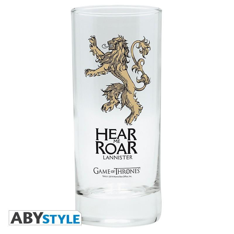 Game of Thrones - Lannister Hear me Roar Glass 290ml