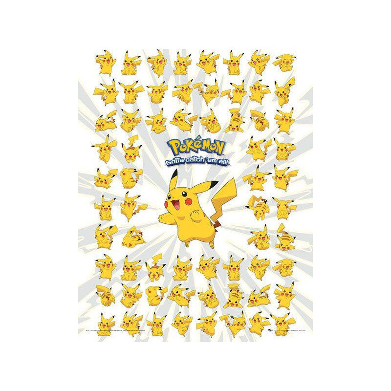 Pokémon - Mini Poster Pikachu - flash vidéo