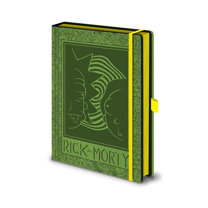 § Rick and Morty - Face 2 Face Premium A5 Notebook - flash vidéo