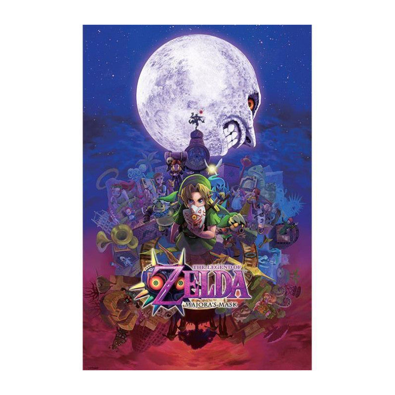The Legend of Zelda Majora's Mask - Maxi Poster - flash vidéo