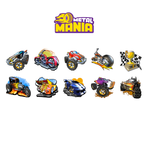 STICKERS Métal Mania - flash vidéo