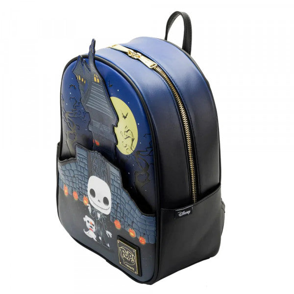 Loungefly: Pop! The Nightmare Before Christmas - Jack Skellington House Mini Backpack - CONFIDENTIAL ENG Merchandising - flash vidéo