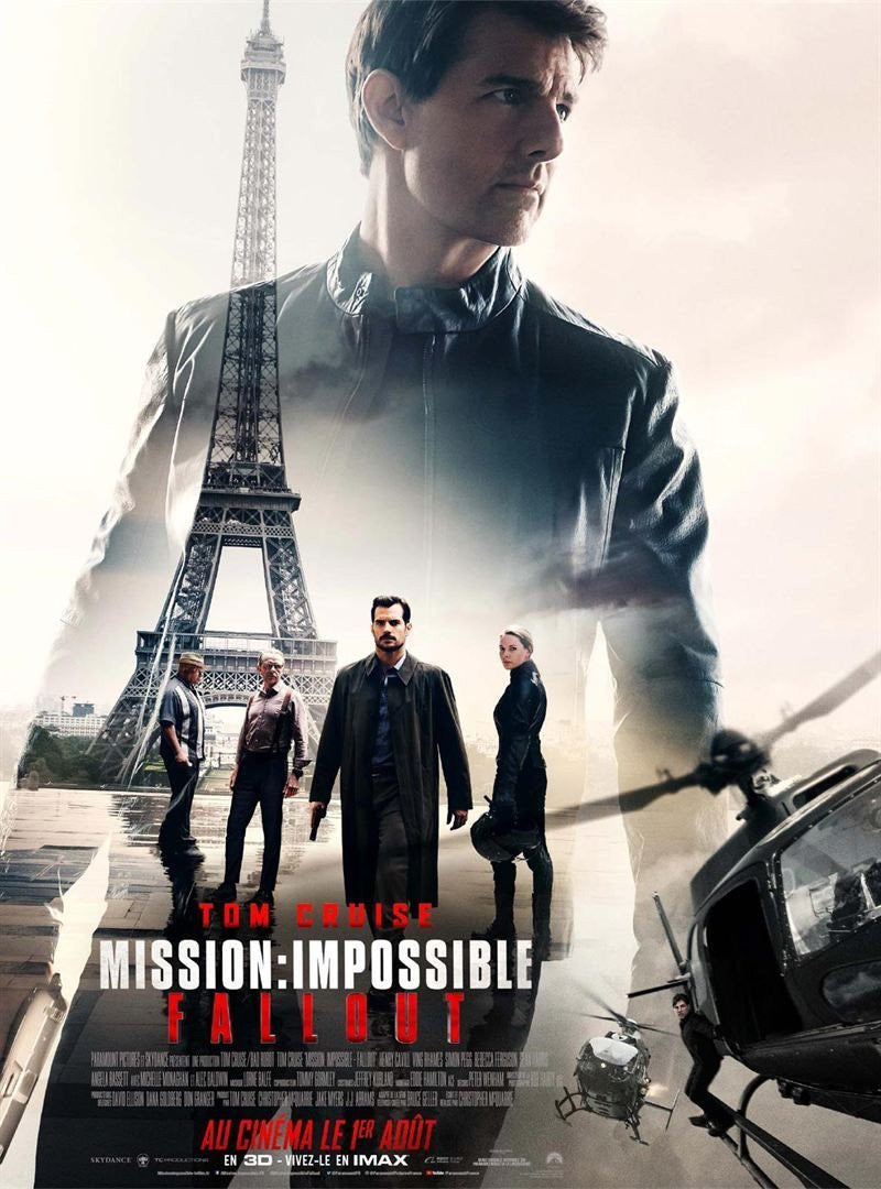 flashvideofilm - Mission impossible Fallout " Blu-ray à la location " - Location
