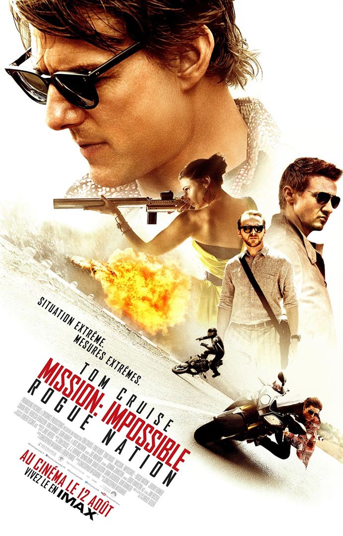 M:I-5 - Mission : Impossible - Rogue Nation [DVD à la location]