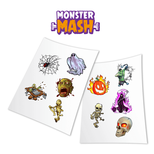STICKERS Monster Mash - flash vidéo